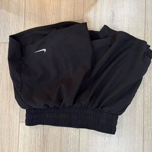 Nike Black Sports Shorts with White Logo